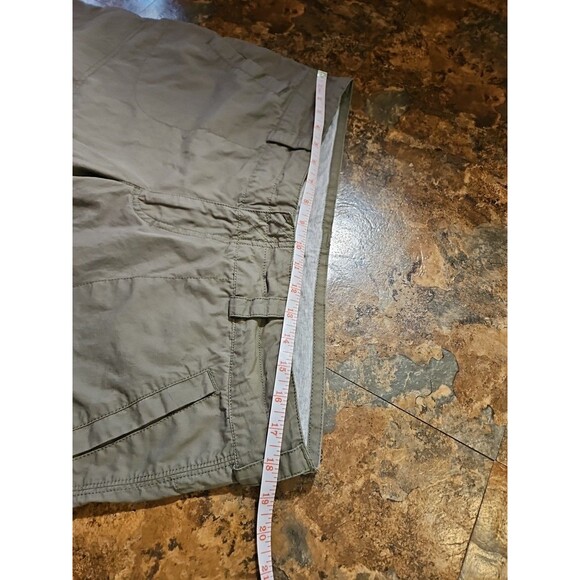 Vintage 90s Nike Sportswear Mid Rise Drawstring Capri Pants Size L Green (A136) - Picture 6 of 8